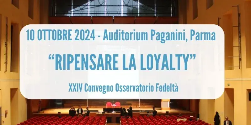 Locandina XXIV Convegno dell’Osservatorio Fedeltà 2024